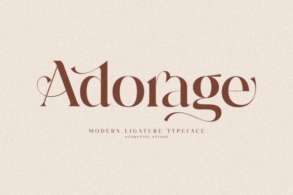 Adorage: A Vintage Serif Font That Elevates Real Small Business Branding