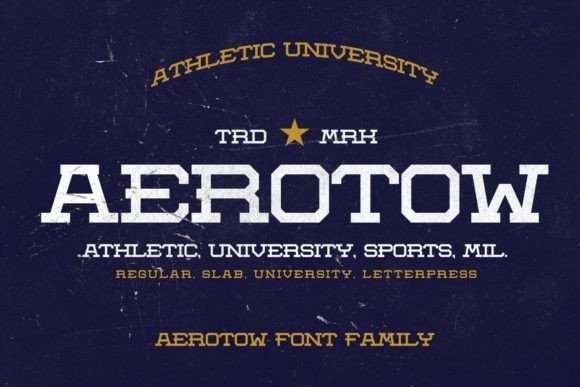 Aerotow: A Handcrafted Slab Serif That Feels Like a Memory