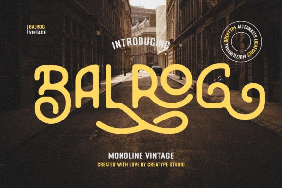 Balrog: A Friendly, Vintage Sans Serif for Editorial Warmth
