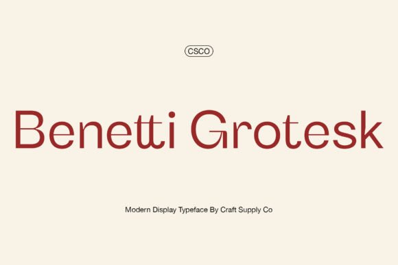Benetti Grotesk: A Modern Sans Serif for Polished Digital Brands
