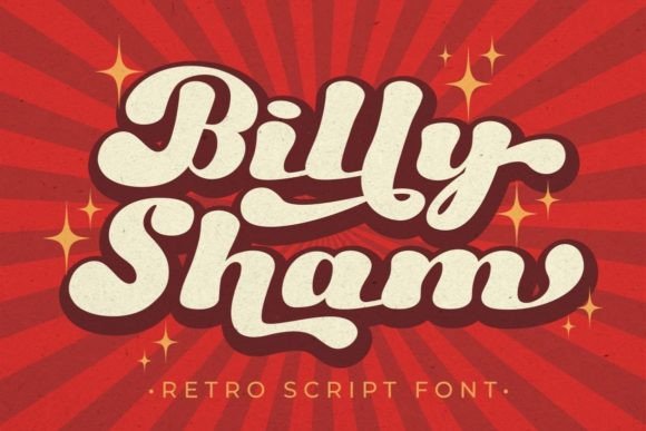 Billy Sham: A Retro Display Font That Cuts Through the Feed