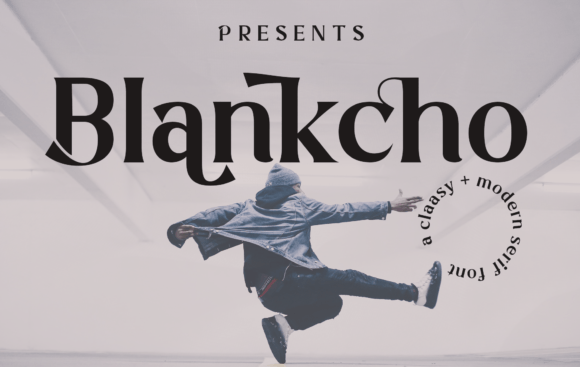 Blankcho: A Playful Vintage Serif Font for Digital Design