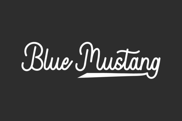 Blue Mustang: A Retro Script Font That Builds Brand Trust