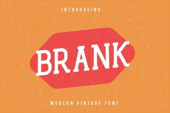 Brank: A Vintage Sans Serif Font for Modern Web Design