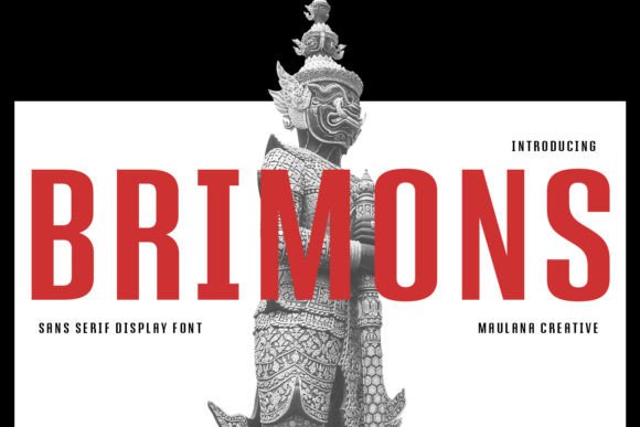 Brimons: A Bold Sans Serif Font for Small Business Branding