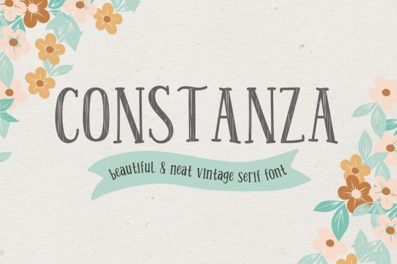 Constanza: A Vintage Serif Font That Feels Like Freshly Baked Bread