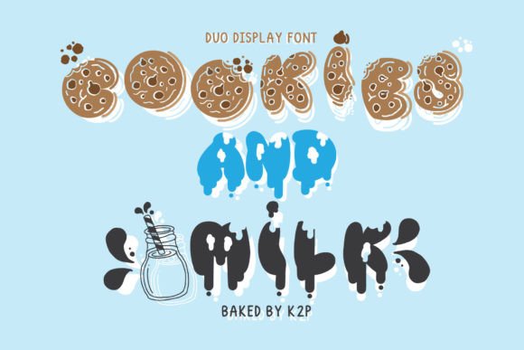 Cookies and Milk Font: Your Go-To Decorative Typeface for Handmade Charm