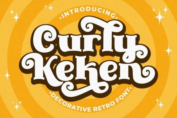 Curly Keken: A Retro Serif Font That Makes Your Headlines Stick