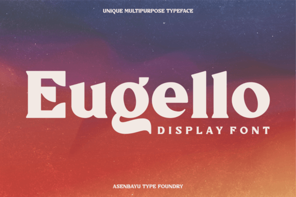 Eugello: A Serif Font That Feels Like Handmade Magic