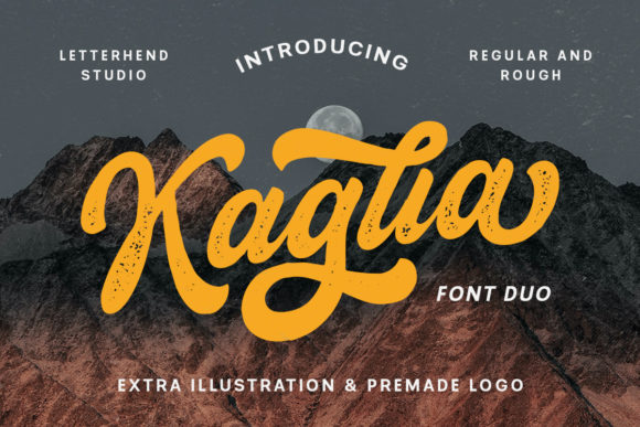 Kaglia: A Bold Script Font That Commands Attention