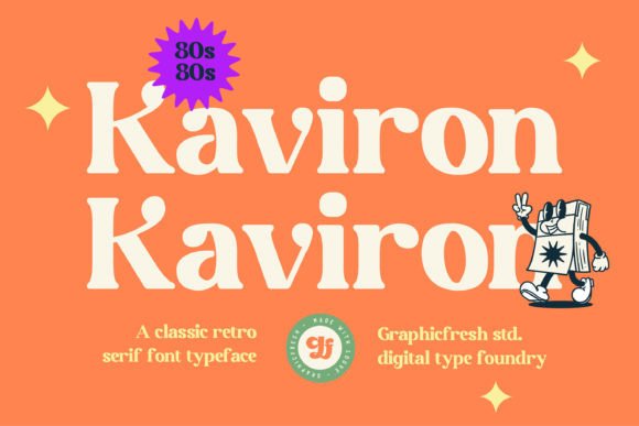 Kaviron: A Serif Font That Gives Your Brand Warm, Timeless Charm