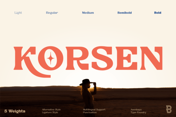 Korsen: A Serif Font That Builds Trust and Character