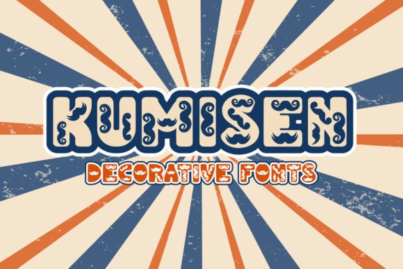 Kumisen: A Retro Mustache Font for Joyful Editorial Moments