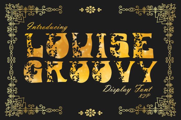 Louise Groovy: A Decorative Font That Gives Small Brands Instant Charm