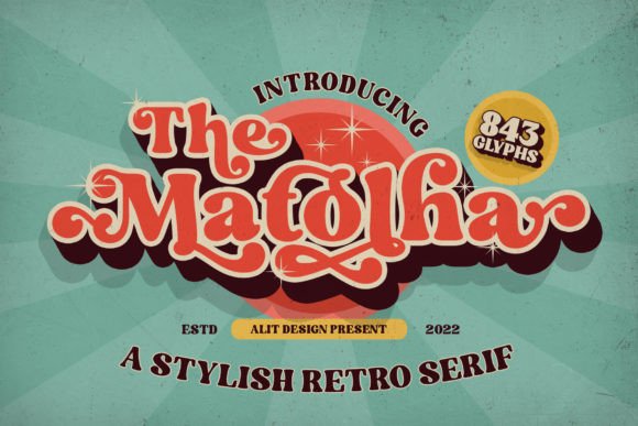 Matolha Serif Typeface for Handmade Labels & Printables