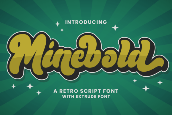 Minebold: A Retro Bold Handwritten Font for Campaign Headlines