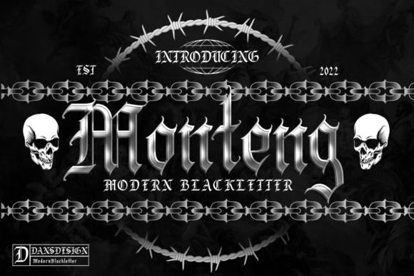Monteng: A Blackletter Font That Anchors Your Campaign Voice