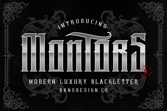 Montors: A Blackletter Font That Commands Attention