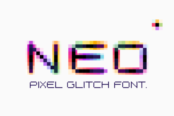 Neo Pixel: A Glitchy, Colorful Font That Makes Your Brand Pop