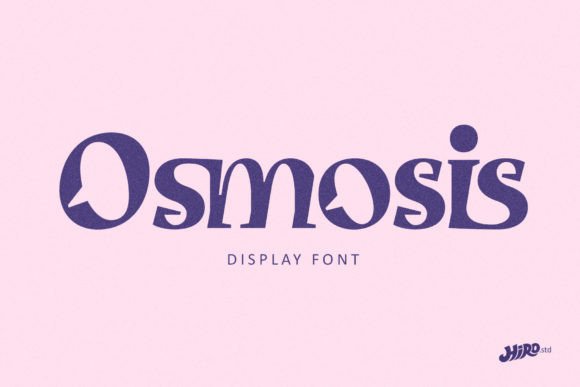 Osmosis Font: A Stylish Slab Serif for Real Business Branding