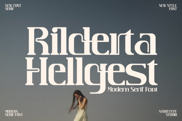 Rilderta Hellges: A Playful Vintage Serif for Handmade Brands