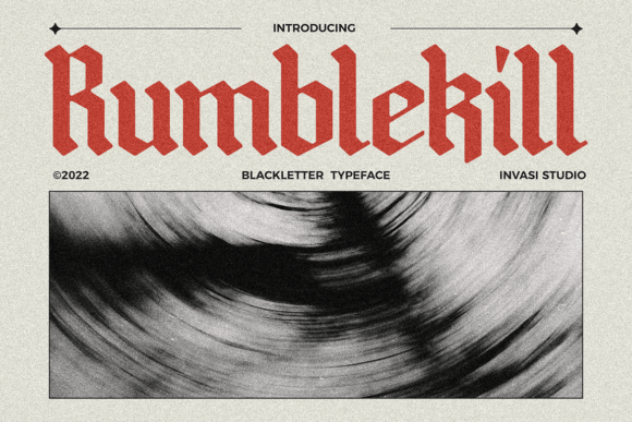 Rumblekill Font: A Bold, Retro Blackletter for Real Business Branding