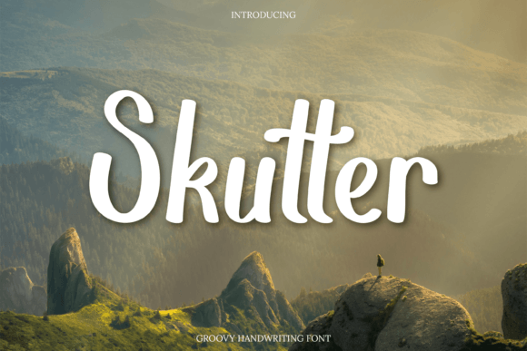 Skutter: A Retro Handwritten Font That Stops Scrolling