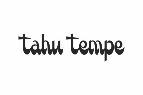 Tahu Tempe: A Retro Serif Font That Stops Scrolling