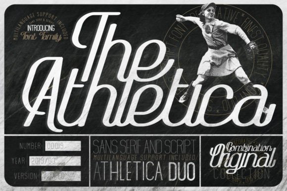The Athletica Font: Vintage Clarity for Campaign Headlines
