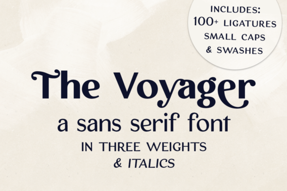 The Voyager: A Retro Sans Serif That Anchors Brand Identity