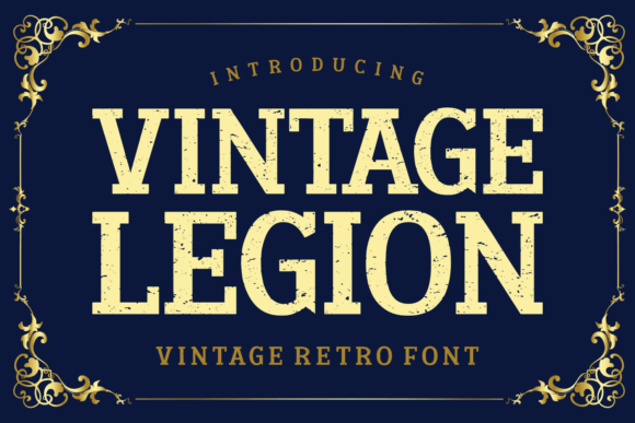 Vintage Legion: A Bold Slab Serif for Real Business Branding
