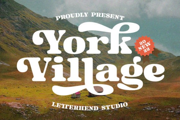 York Village: A Retro Serif Font That Makes Your Brand Feel Intentional